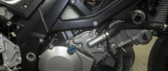 Силовой агрегат японского мотоцикла Suzuki SV 1000